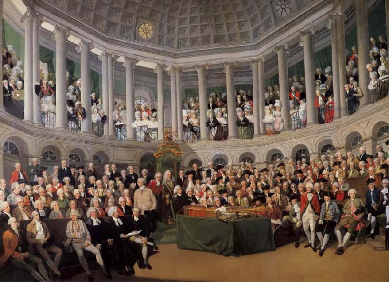 Thomas Pakenham The Irish House fo Commons addressed by Henry Grattan in 1780 during the campaign to force Britain to give Ireland free trade and legislative independ